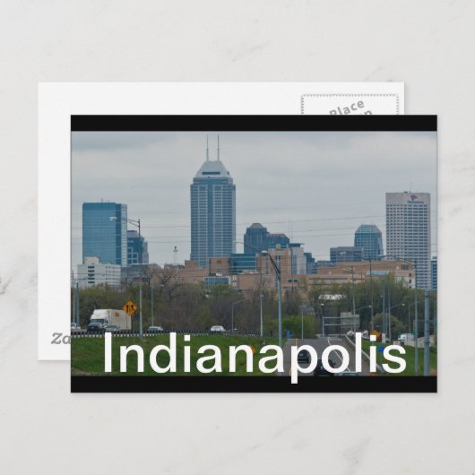 INDIANAPOLIS BRIEFKAART (Voorkant / Achterkant)