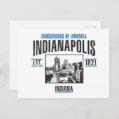 Indianapolis Briefkaart (Voorkant / Achterkant)