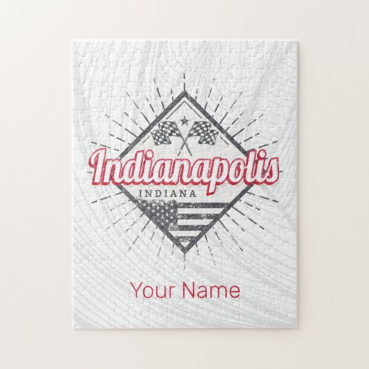 Indianapolis City Indiana Verenigde Staten Legpuzzel (Verticaal)