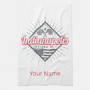 Indianapolis City Indiana Verenigde Staten Theedoek
