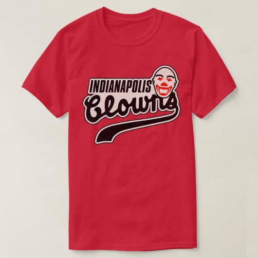 Indianapolis Clowns honkbalteam T-shirt (Design voorkant)