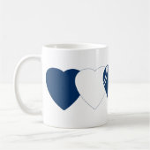 Indianapolis Colts Football Heart Design Koffiemok (Links)