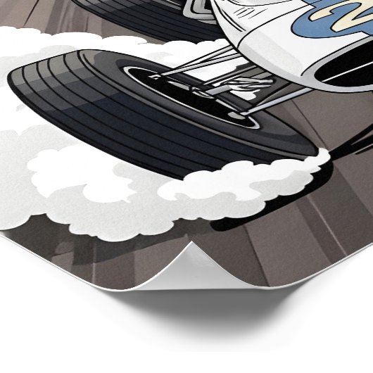 Indianapolis, de racehoofdstad van de wereld poster (Hoek)