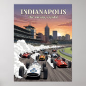 Indianapolis, de racehoofdstad van de wereld poster (Voorkant)