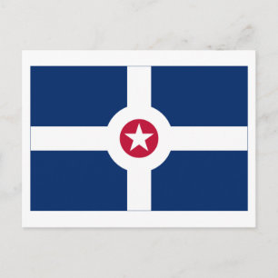 Indianapolis Flag Briefkaart