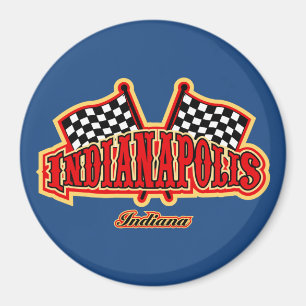 Indianapolis Flagged Magneet
