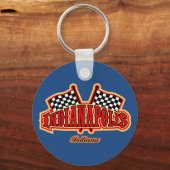 Indianapolis Flagged Sleutelhanger (Voorkant)