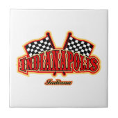 Indianapolis Flagged Tegeltje (Voorkant)