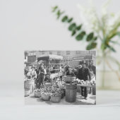 Indianapolis Groentemarkt, 1908 Briefkaart (Staand voorkant)