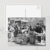 Indianapolis Groentemarkt, 1908 Briefkaart (Voorkant / Achterkant)