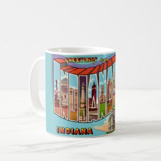  Indianapolis Groet Koffiemok (Voorkant links)