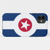 Indianapolis GROTE AFDRUKVlag Case-Mate iPhone Case (Achterkant (horizontaal))