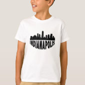 Indianapolis in Cityscape Skyline T-shirt (Voorkant)