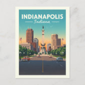  Indianapolis Indiana Briefkaart (Voorkant)