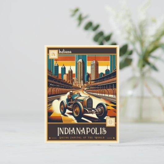 Indianapolis, Indiana |  Briefkaart (Staand voorkant)