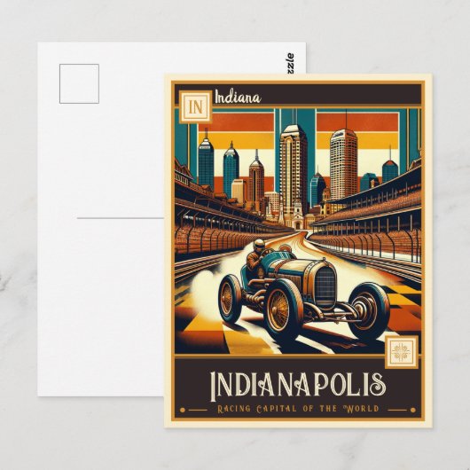 Indianapolis, Indiana |  Briefkaart (Voorkant / Achterkant)