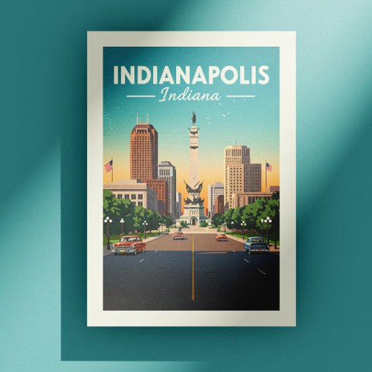  Indianapolis Indiana Briefkaart