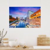 Indianapolis, Indiana, Canal Walk Poster (Keuken)