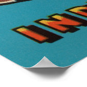 Indianapolis, Indiana (Capital Building) Poster (Hoek)