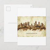 Indianapolis Indiana Cityscape Feestdagenkaart (Voorkant / Achterkant)