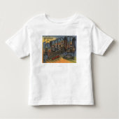 Indianapolis, Indiana - grote lettertjes Kinder Shirts (Voorkant)