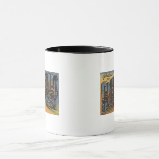 Indianapolis, Indiana - grote lettertjes Mok (Midden)