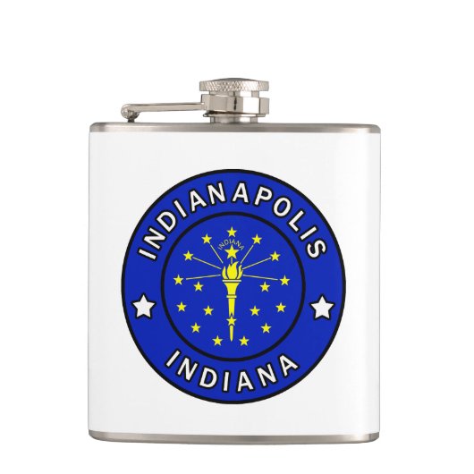 Indianapolis Indiana Heupfles (Voorkant)