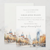 Indianapolis Indiana Landscape Bridal Shower Kaart (Voorkant / Achterkant)