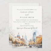 Indianapolis Indiana Landscape Couples Shower Kaart (Voorkant / Achterkant)