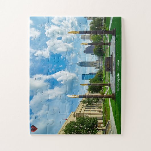 Indianapolis Indiana Legpuzzel (Verticaal)