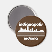 Indianapolis Indiana Magneet (Voorkant / Achterkant)