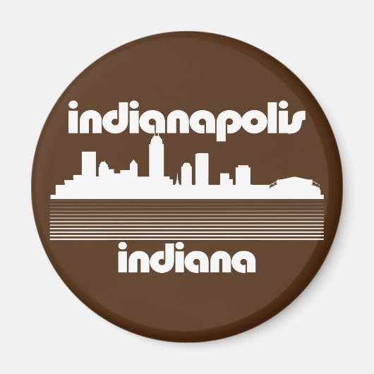 Indianapolis Indiana Magneet (Voorkant)
