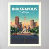  Indianapolis Indiana Poster (Voorkant)