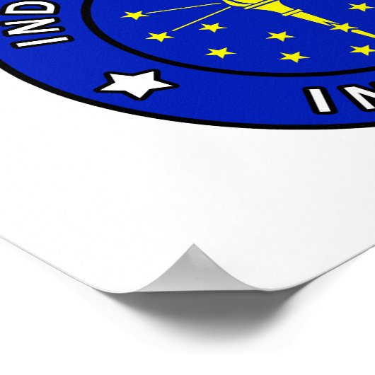 Indianapolis Indiana Poster (Hoek)