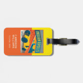 Indianapolis, Indiana |  Racer Bagagelabel (Achterkant horizontaal)