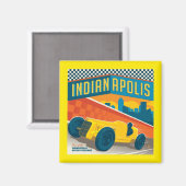 Indianapolis, Indiana |  Racer Magneet (Voorkant / Achterkant)