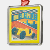 Indianapolis, Indiana |  Racer Metalen Ornament (Links)