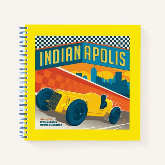 Indianapolis, Indiana | Racer Notitieboek (Voorkant)