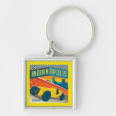 Indianapolis, Indiana |  Racer Sleutelhanger (Voorkant)