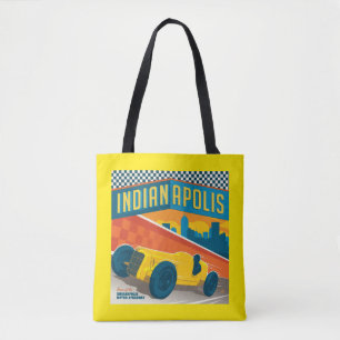 Indianapolis, Indiana Racer Tote Bag