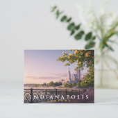 Indianapolis Indiana Reis Briefkaart (Staand voorkant)