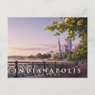 Indianapolis Indiana Reis Briefkaart