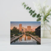 Indianapolis Indiana Reizen Briefkaart (Staand voorkant)