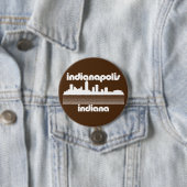 Indianapolis Indiana Ronde Button 7,6 Cm (In situ)