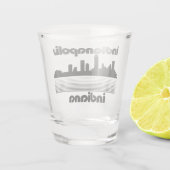 Indianapolis Indiana Shot Glas (Achterkant)
