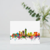 Indianapolis Indiana Skyline Briefkaart (Staand voorkant)
