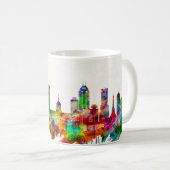 Indianapolis Indiana Skyline Koffiemok (Voorkant rechts)