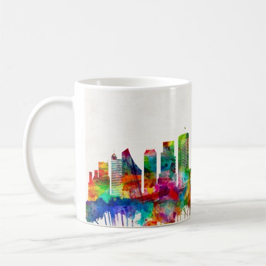 Indianapolis Indiana Skyline Koffiemok (Links)