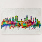 Indianapolis Indiana Skyline Legpuzzel (Horizontaal)
