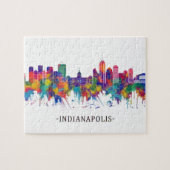 Indianapolis Indiana Skyline Legpuzzel (Horizontaal)